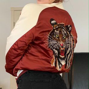 Urban Outfitters Silence + Noise Tiger Embroidered